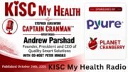 Andrew Parshad with Captain cran Man Stephen lukawski and Peter Mingils on KISC My Health Radio